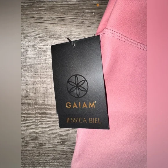 Gaiam x Jessica Biel Ombre Sunset Leggings Size Small NEW - Picture 3 of 9